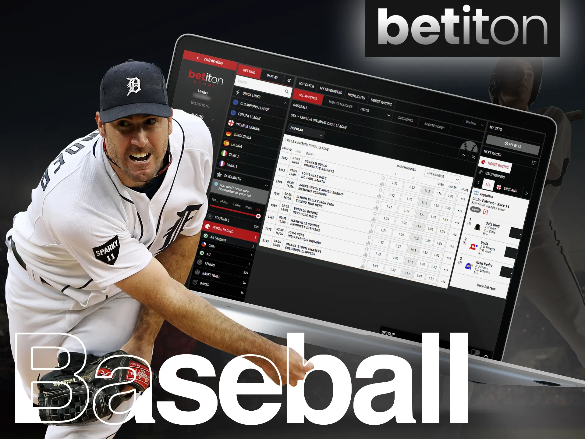Bet on the most popular American sport at the Betiton.