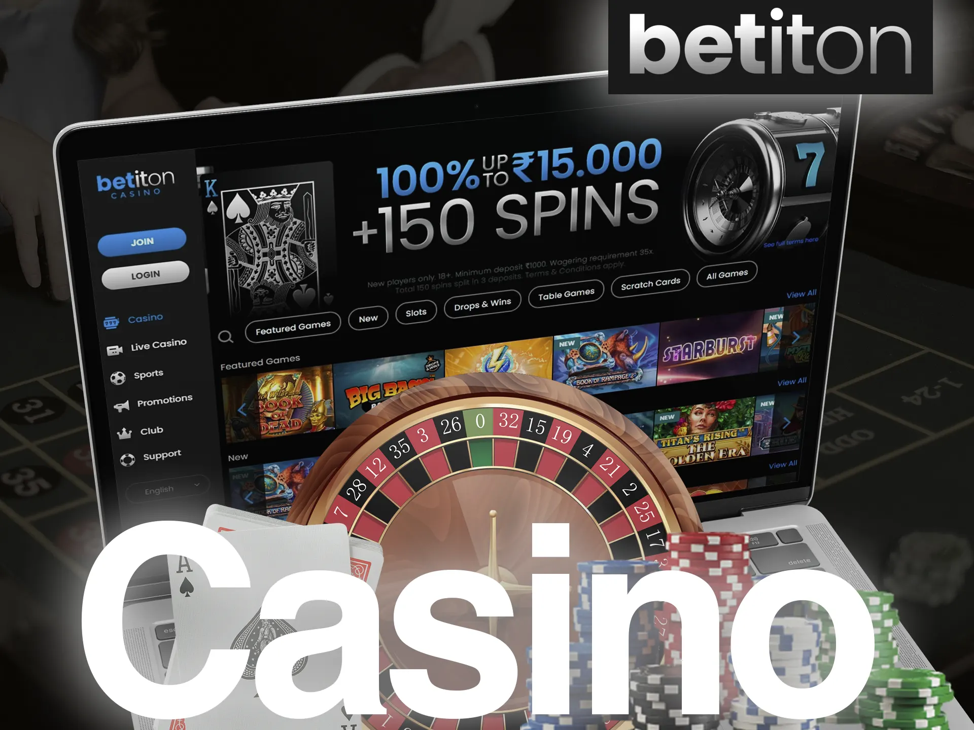 Win money by playing at the Betiton casino.