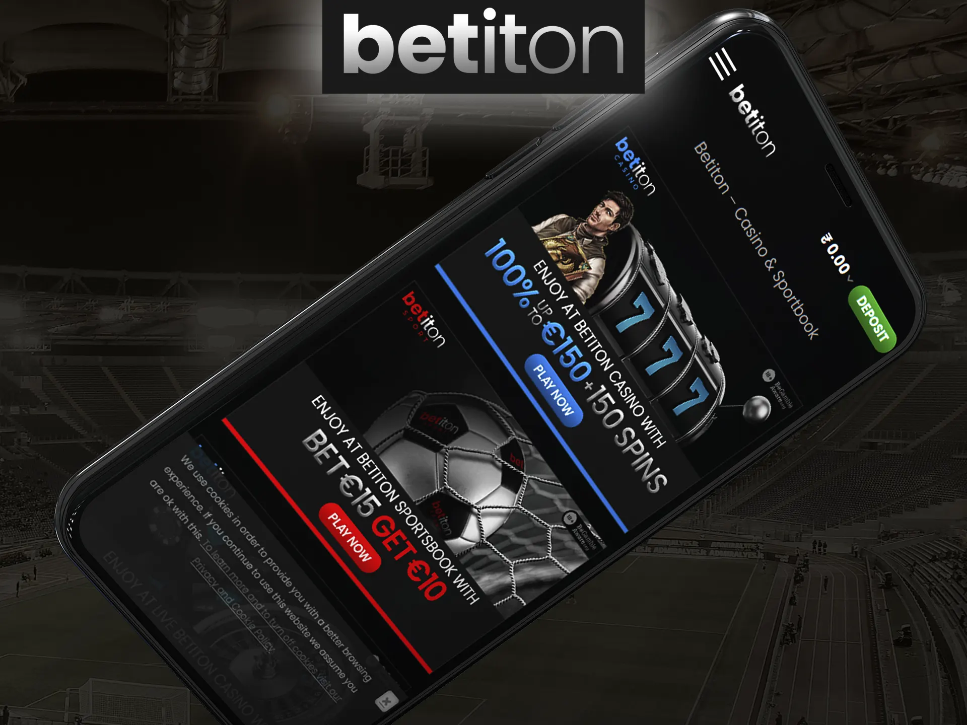 Use Betiton mobile website on any mobile device.