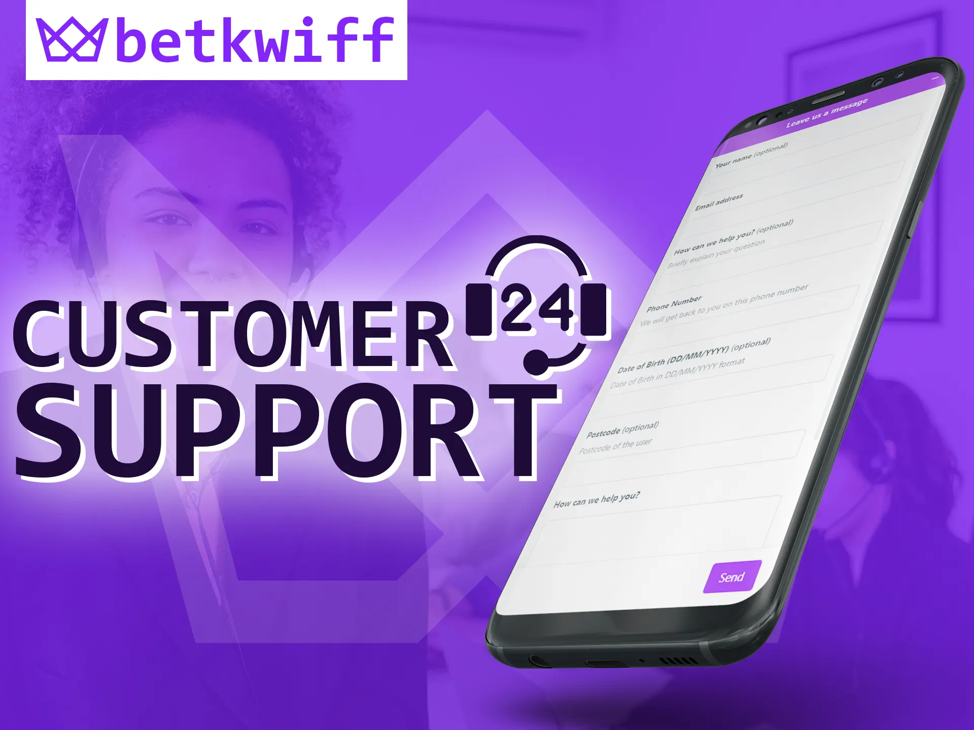The Betkwiff app provides support for its users.