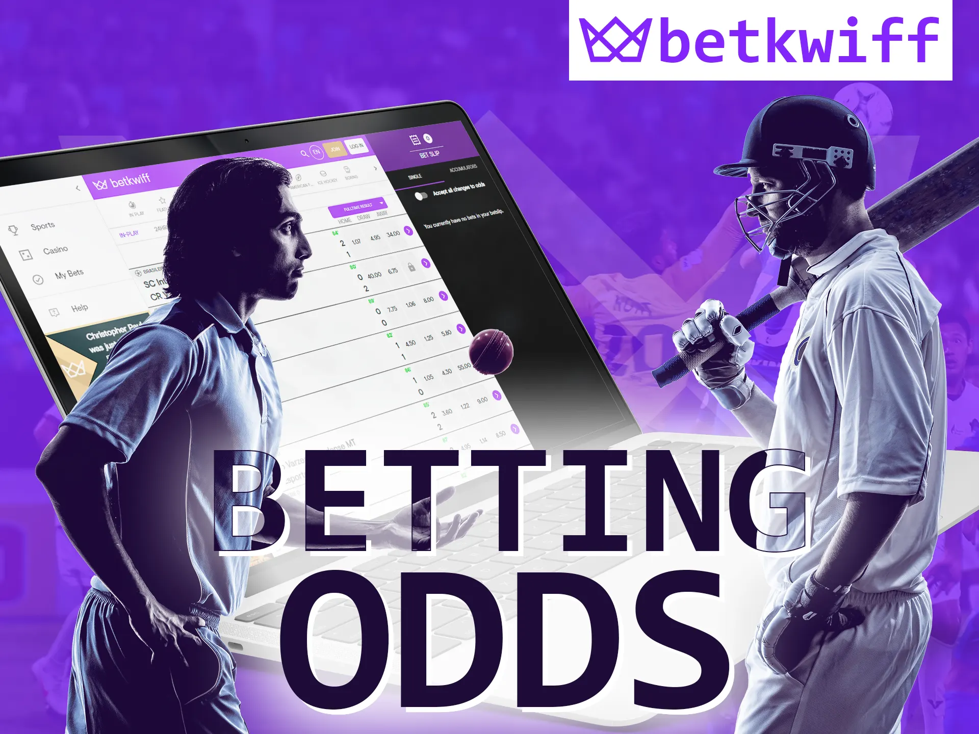 Betkwiff offers special odds for betting.