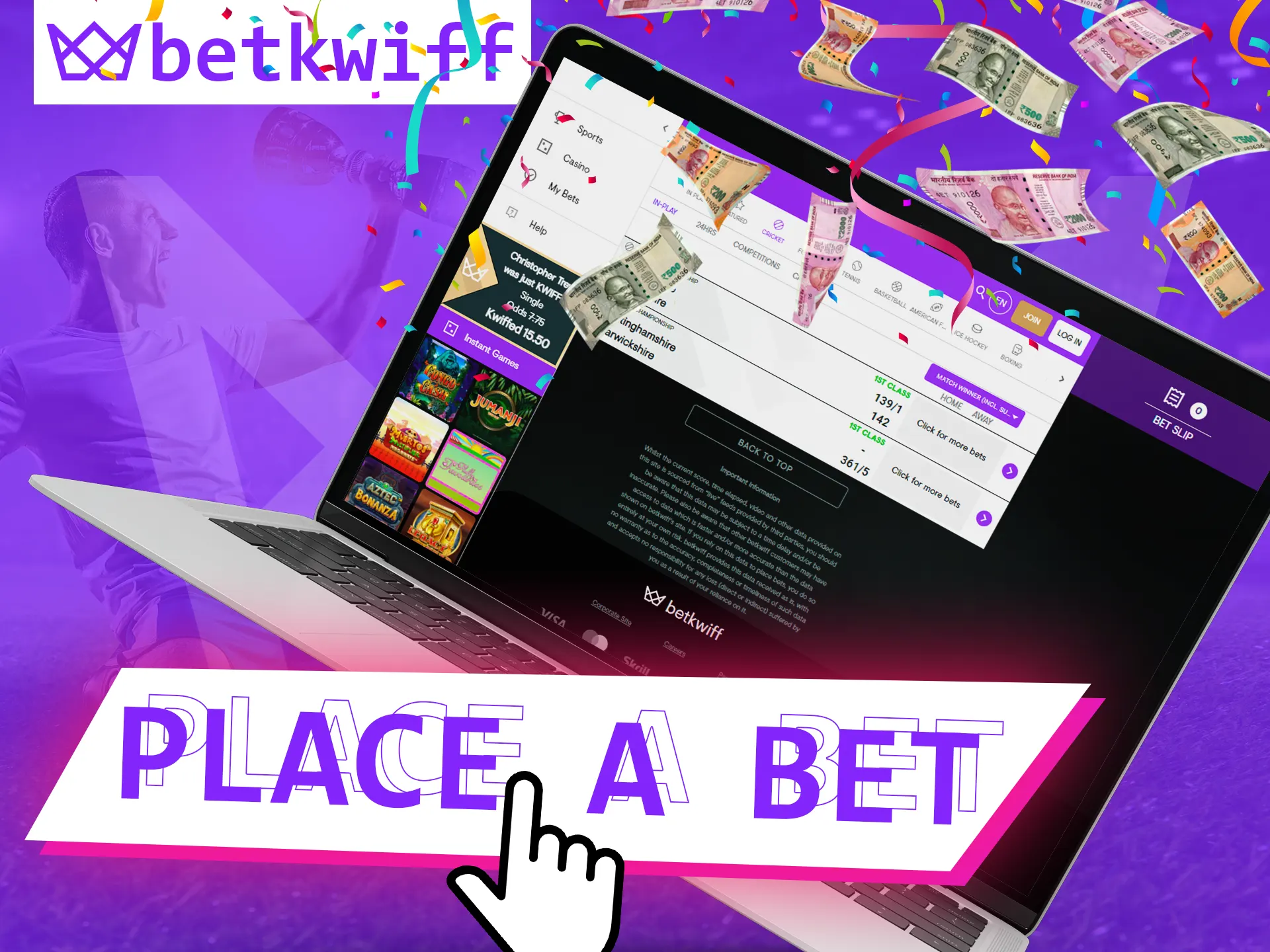 Learn how easy it is to bet on Betkwiff.