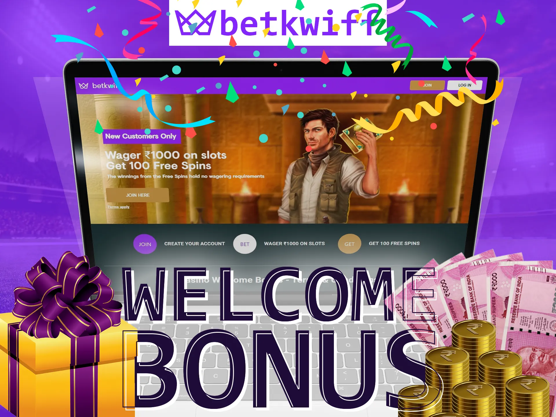 At Betkwiff, get your special welcome bonus.