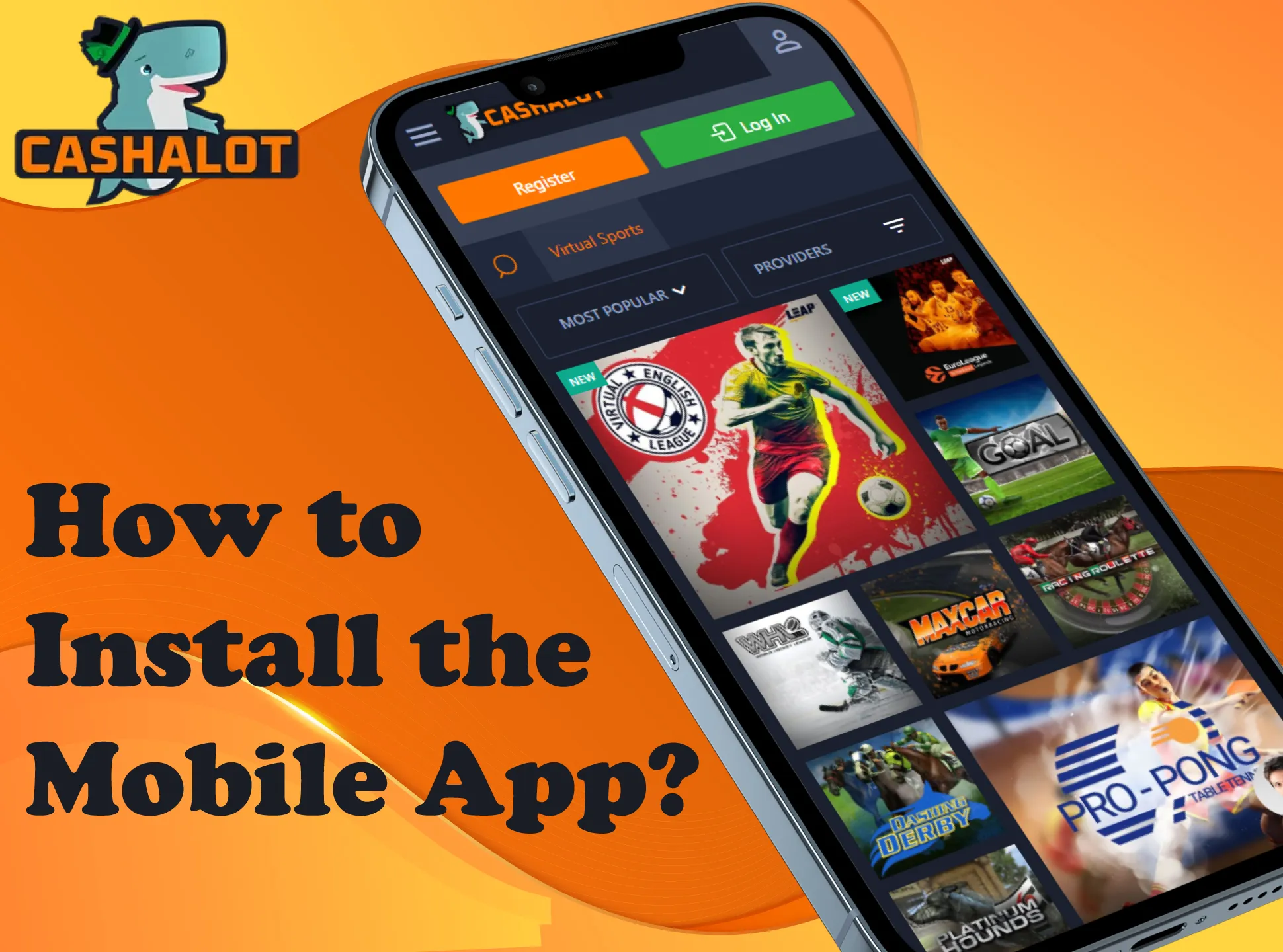 Install the Cashalot app by following these simple steps.