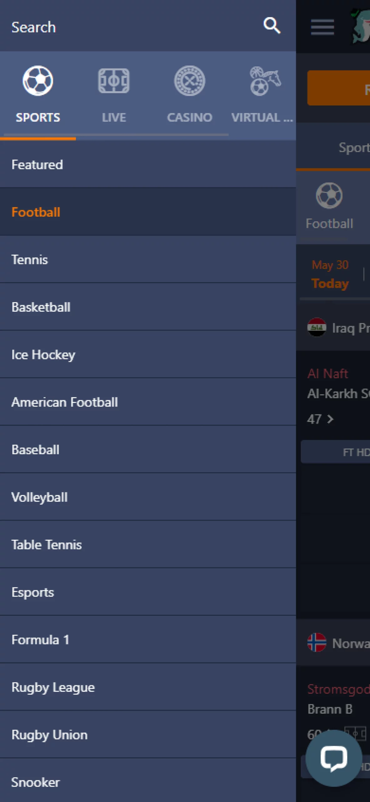 Try betting on new sports.