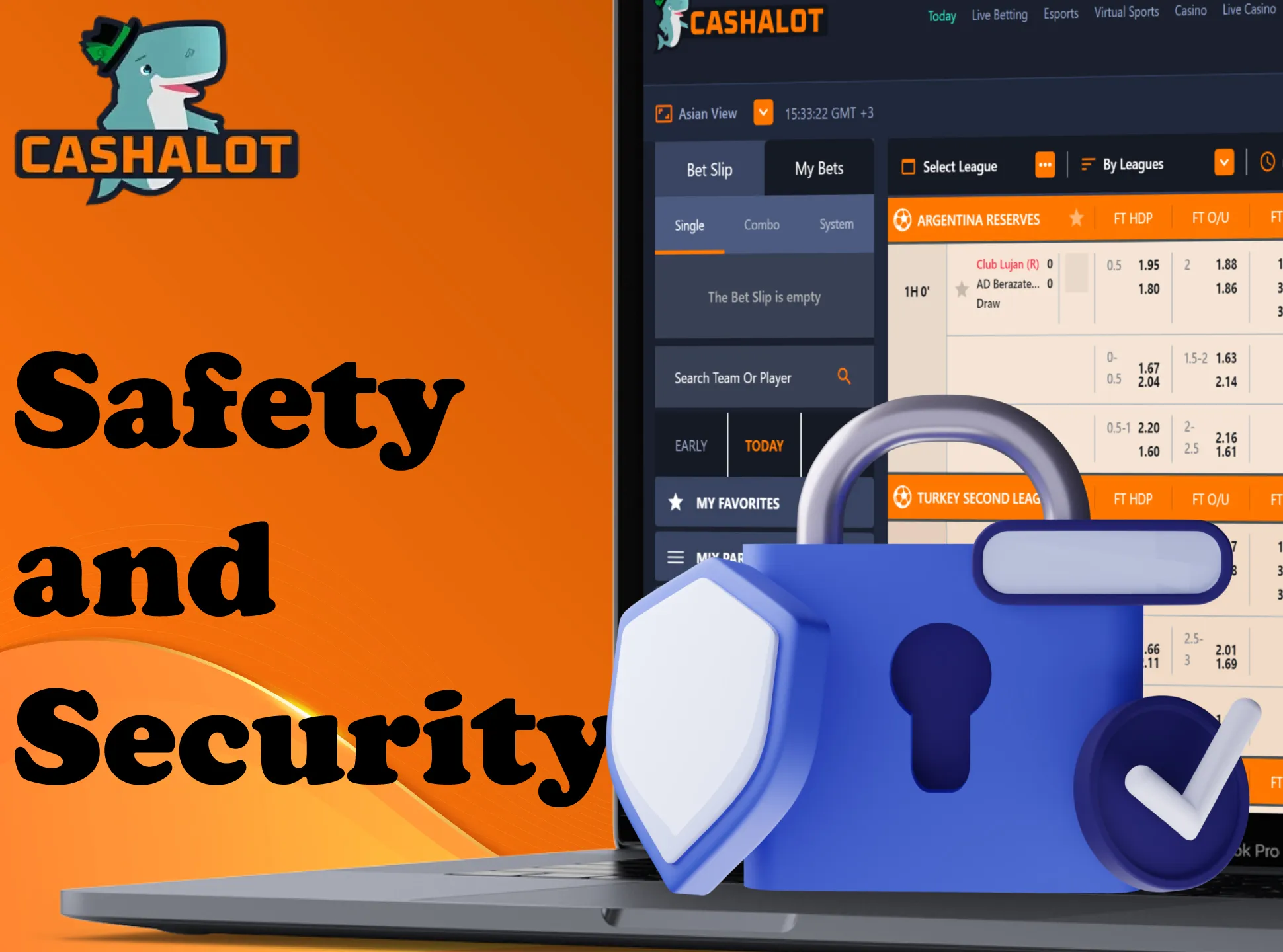Cashalot secures all of your private data.
