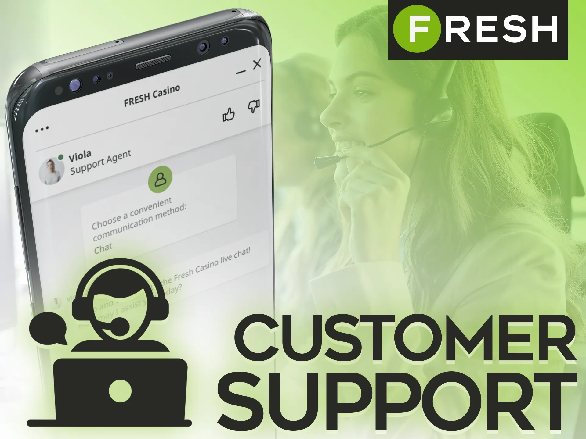 Ask a Fresh Casino support for help in the app if your have problems with something.