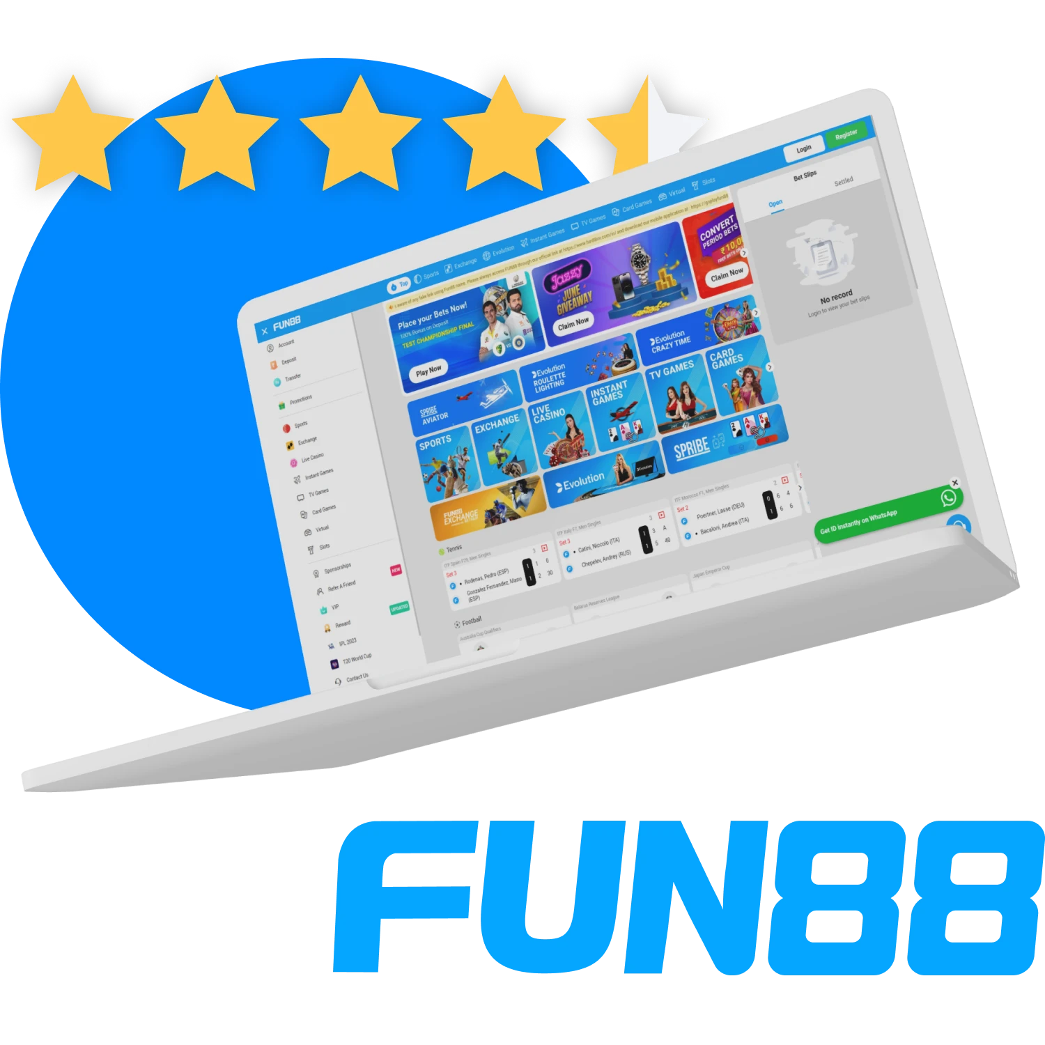 Verified reviews of Fun88 in India.