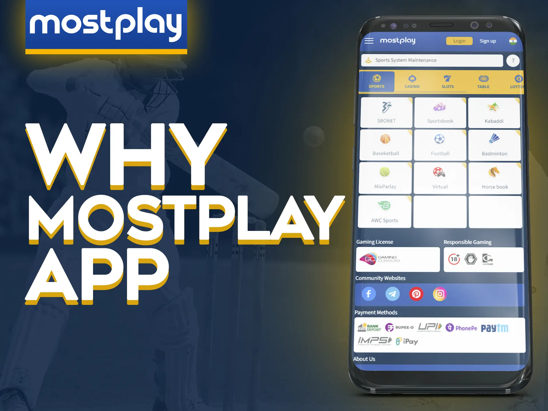 Mostplay app allows you to improve your betting experience.