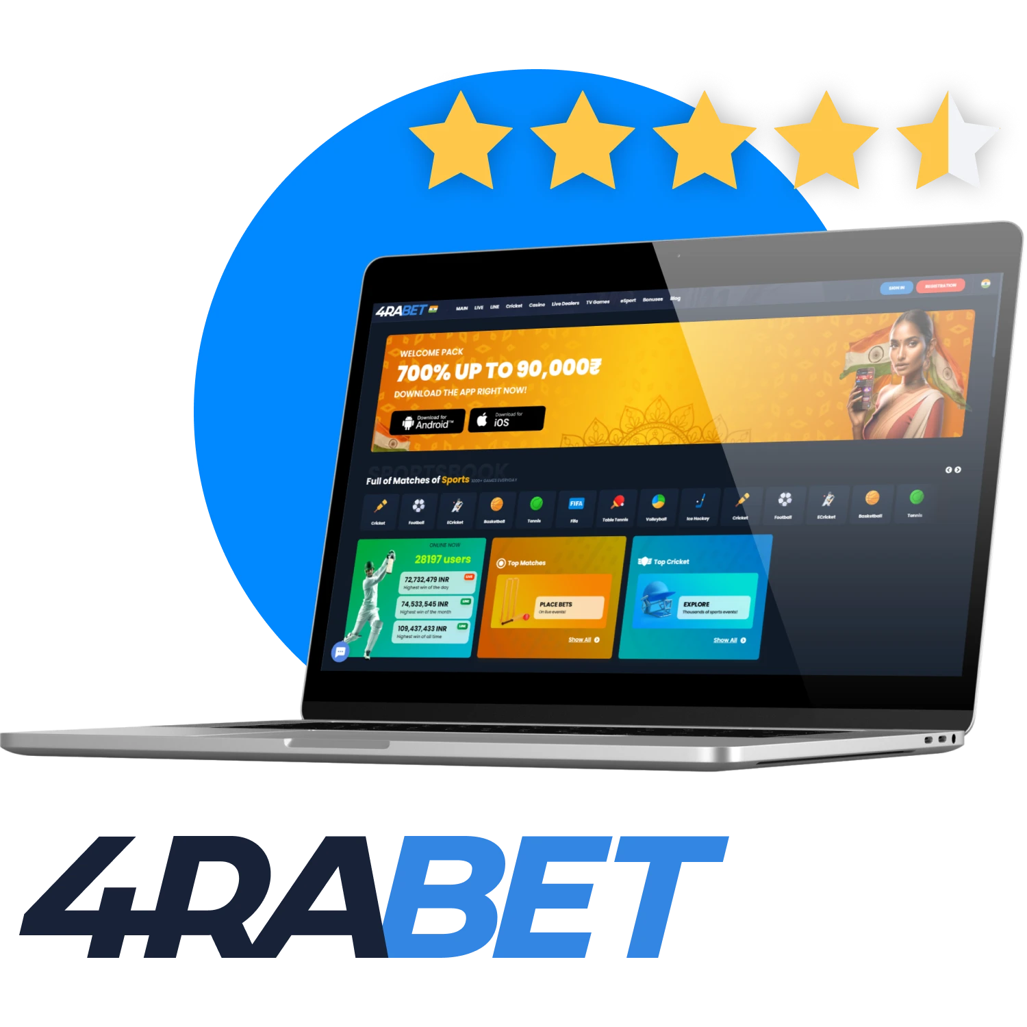 Learn what users think about the 4rabet betting and gambling website.