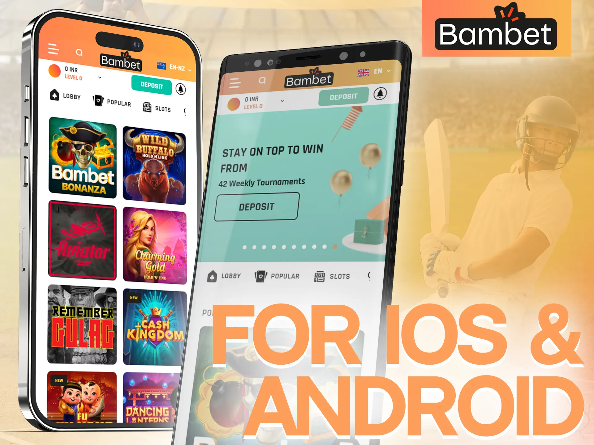 Bambet has a handy app for your Android or iOS phone.