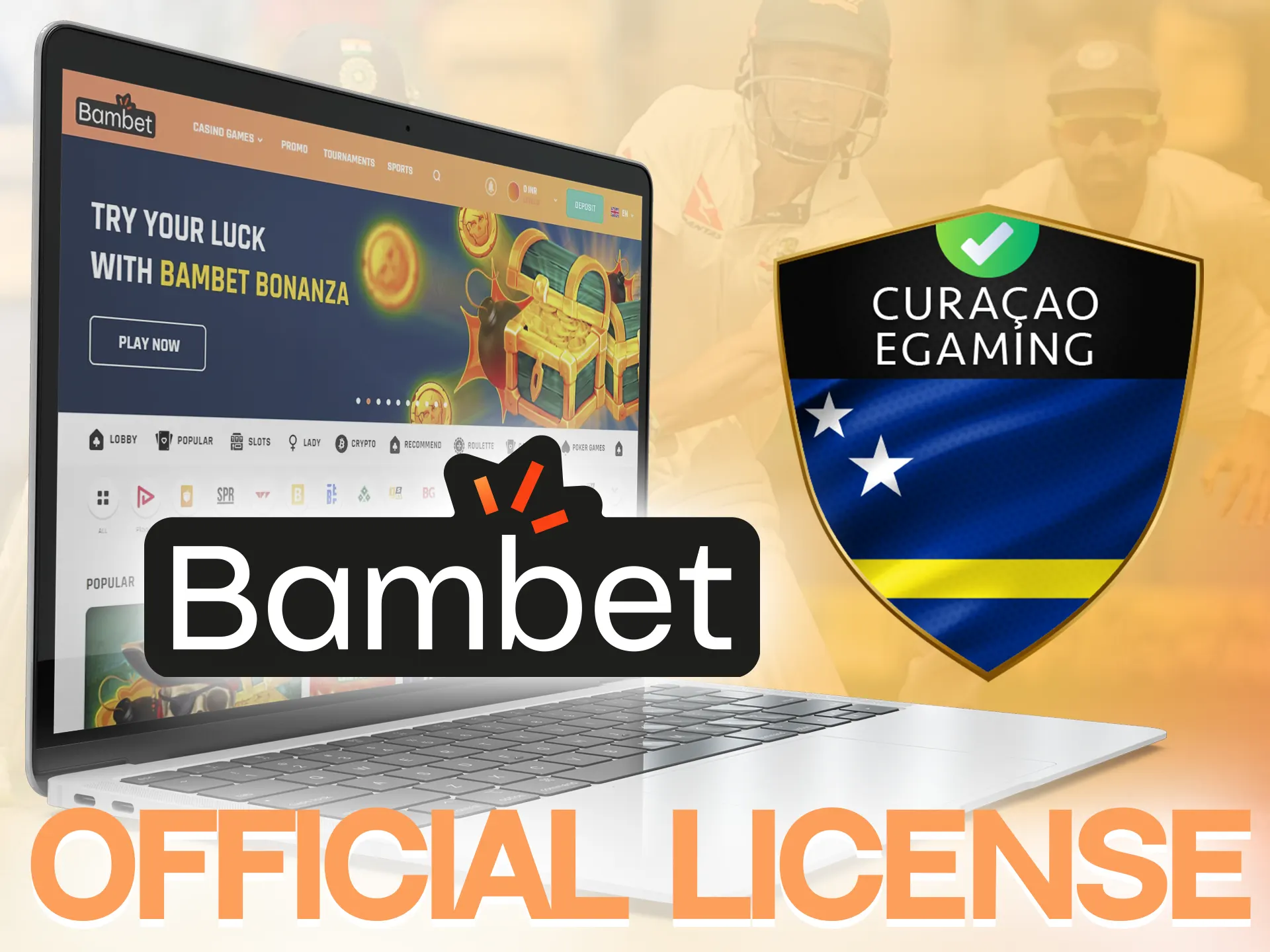Bambet is officially licensed and safe for players.