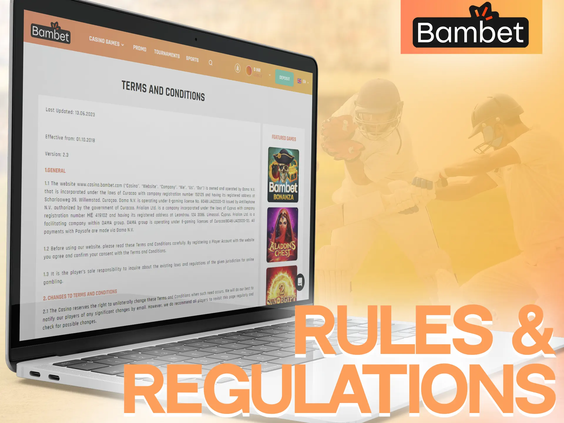Get to know the simple rules of Bambet.