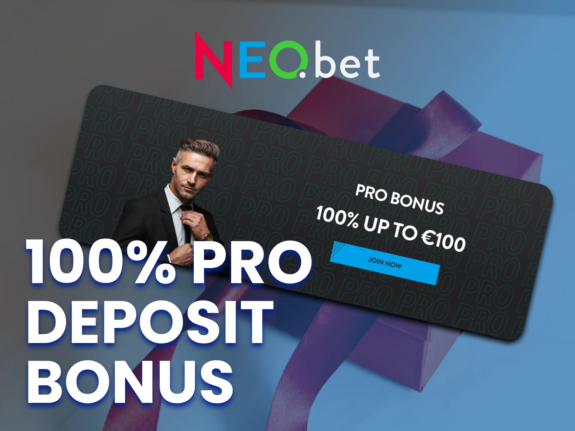 NEO.bet app gives PRO bonus on your deposit.