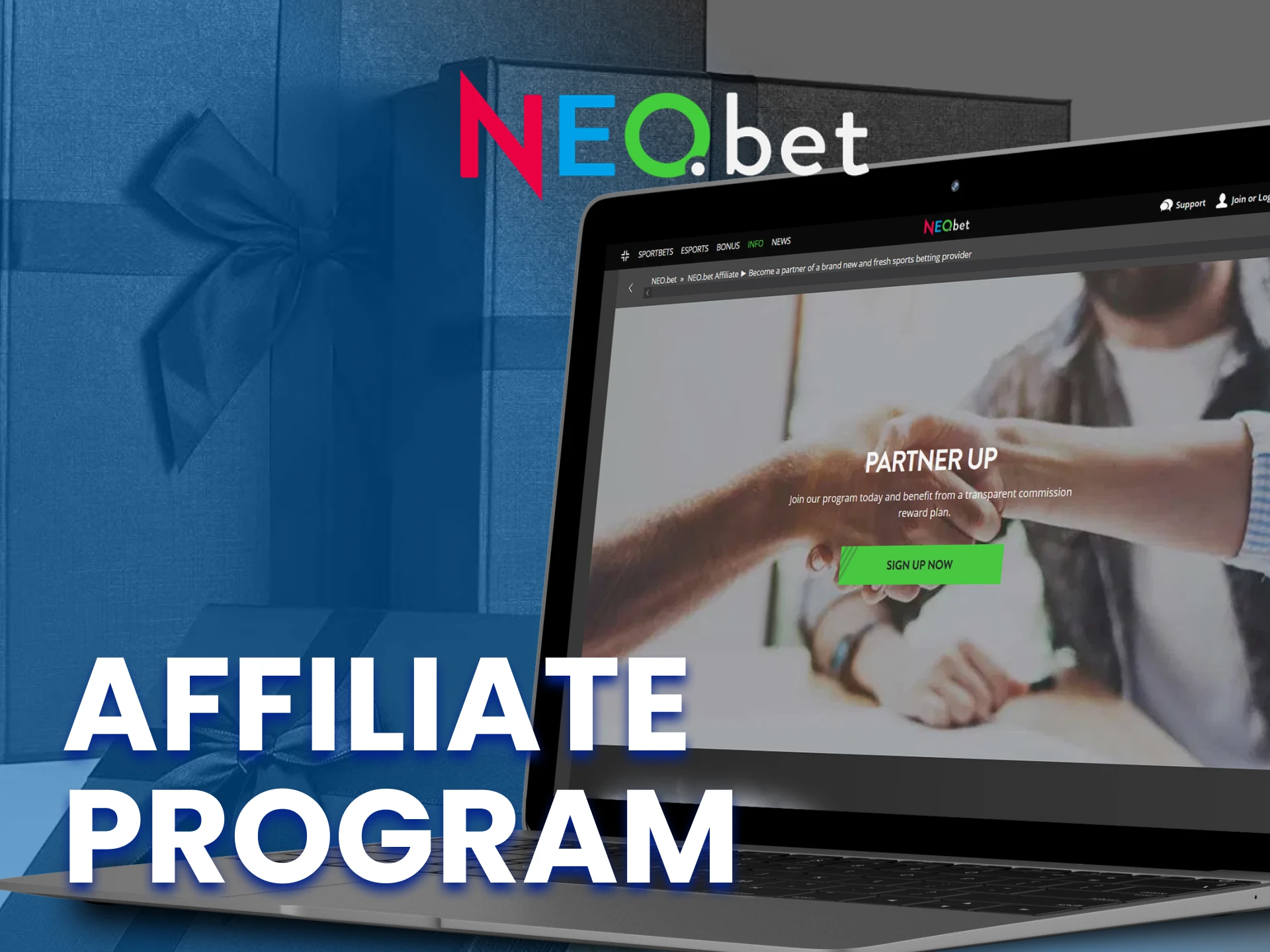 Join NEO.bet's profitable affiliate program.