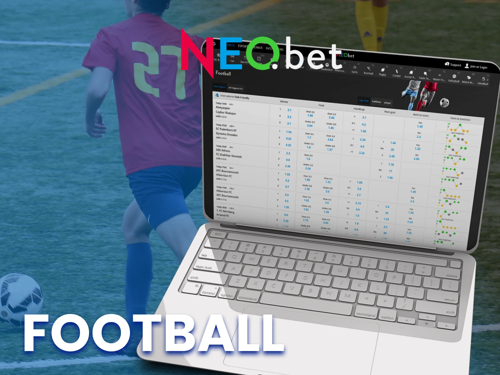 Bet on football at NEO.bet.