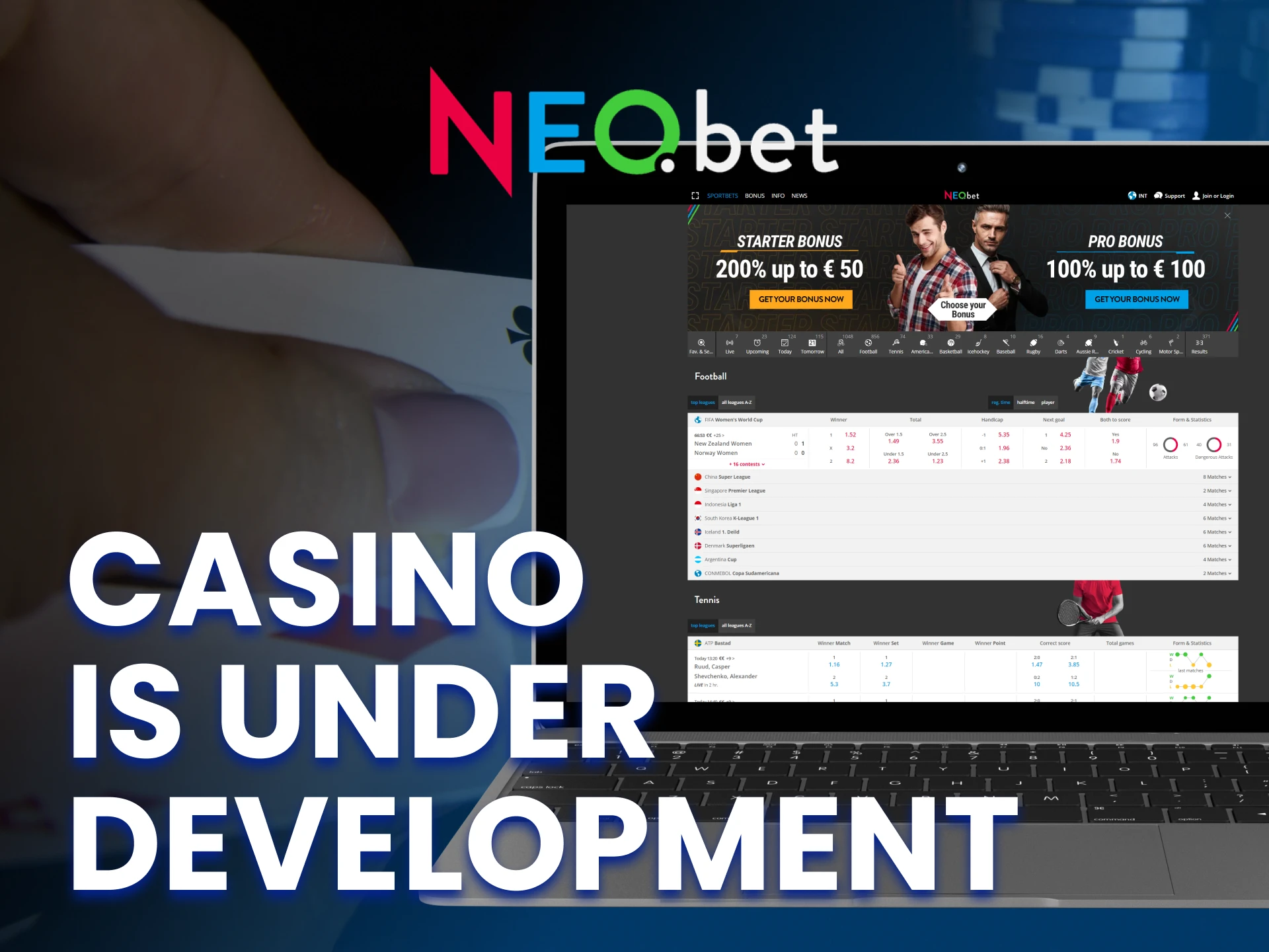 Play at the online casino with NEO.bet soon.