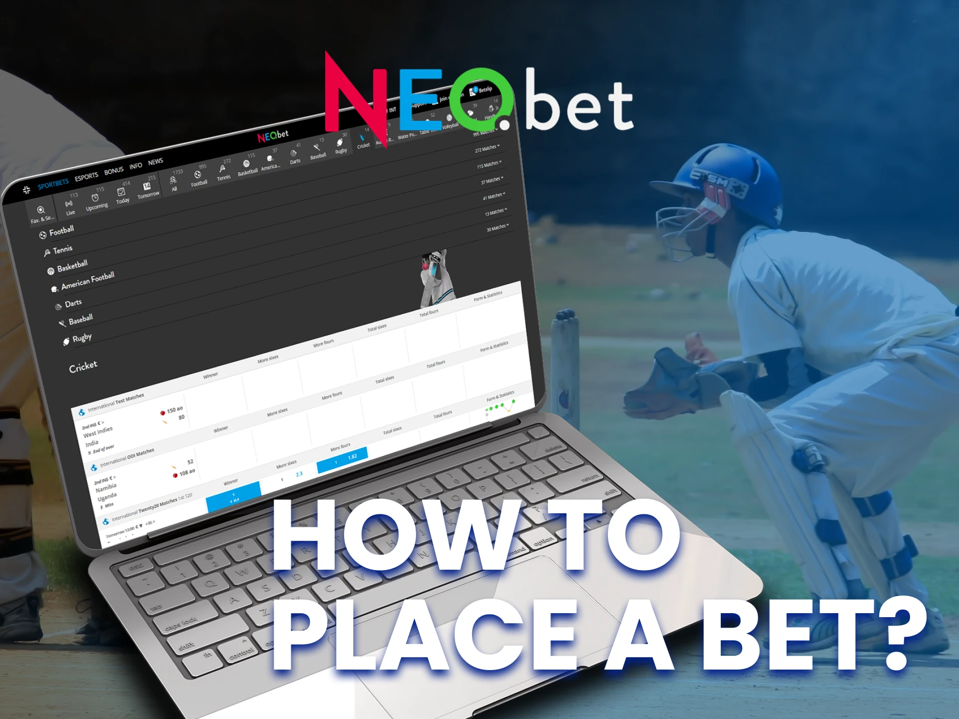With these instructions, find out how easy it is to bet at NEO.bet.
