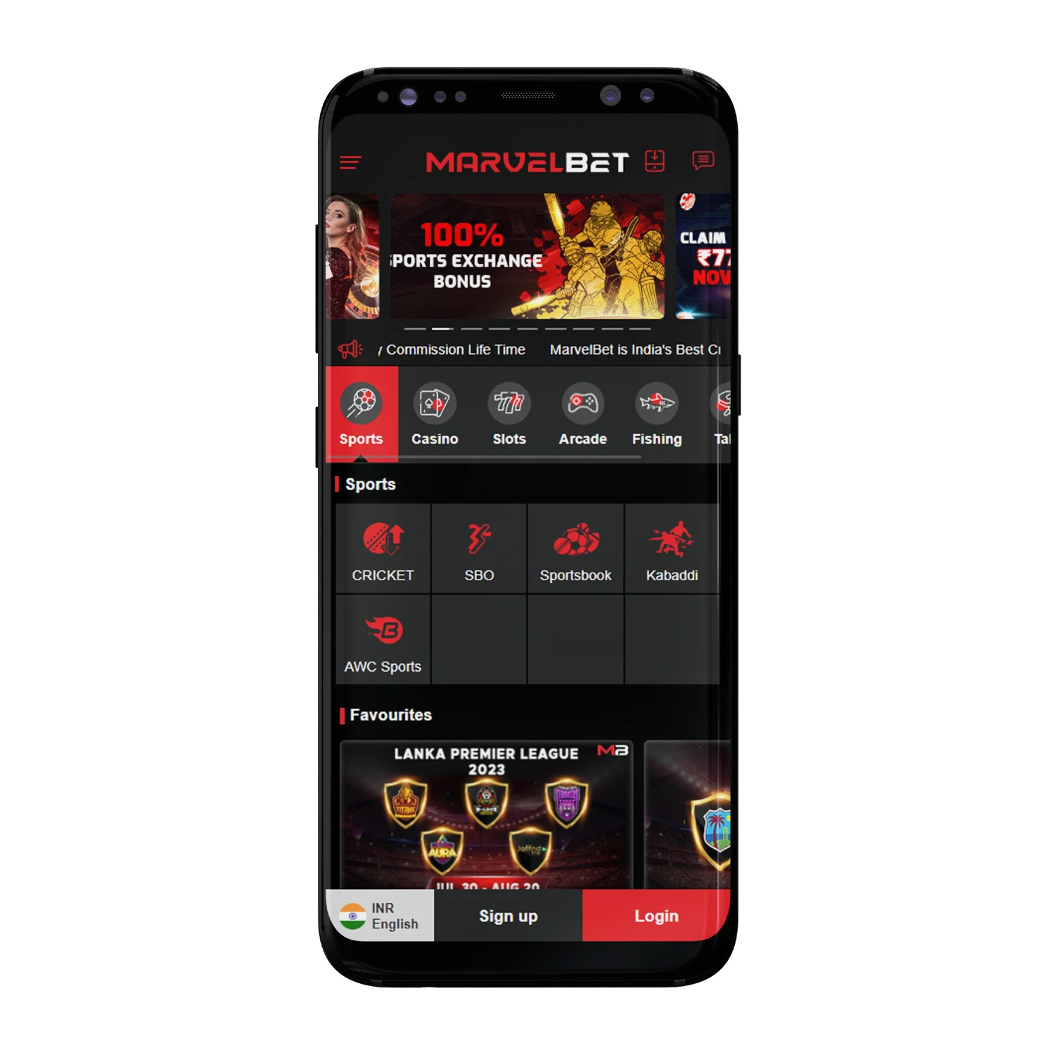Marvelbet developed a well-optimized app for Android and iOS devices.