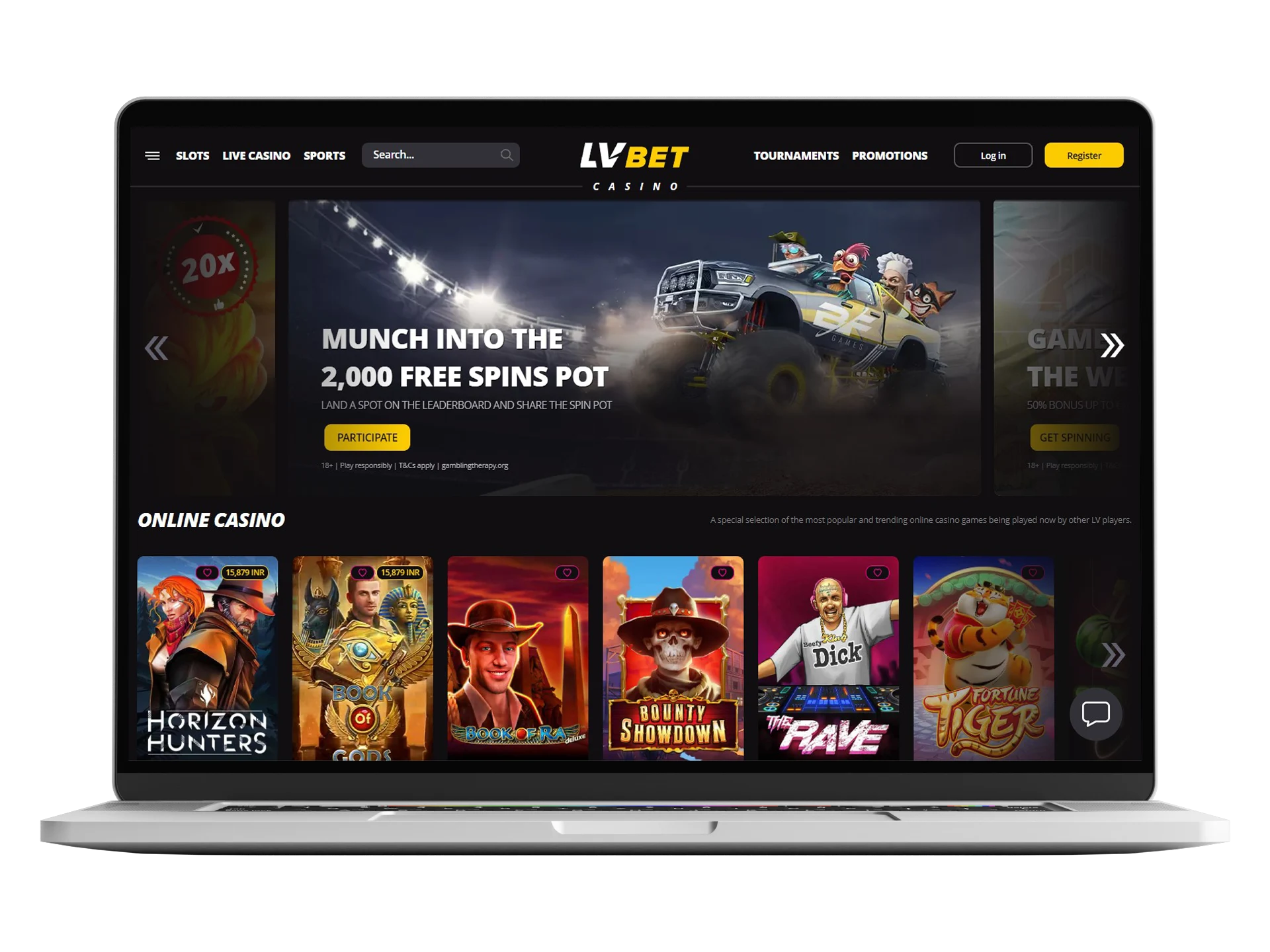 LVbet is a modern bookmaker in India, offering a full range of online and live betting options, as well as thousands of events available every day.