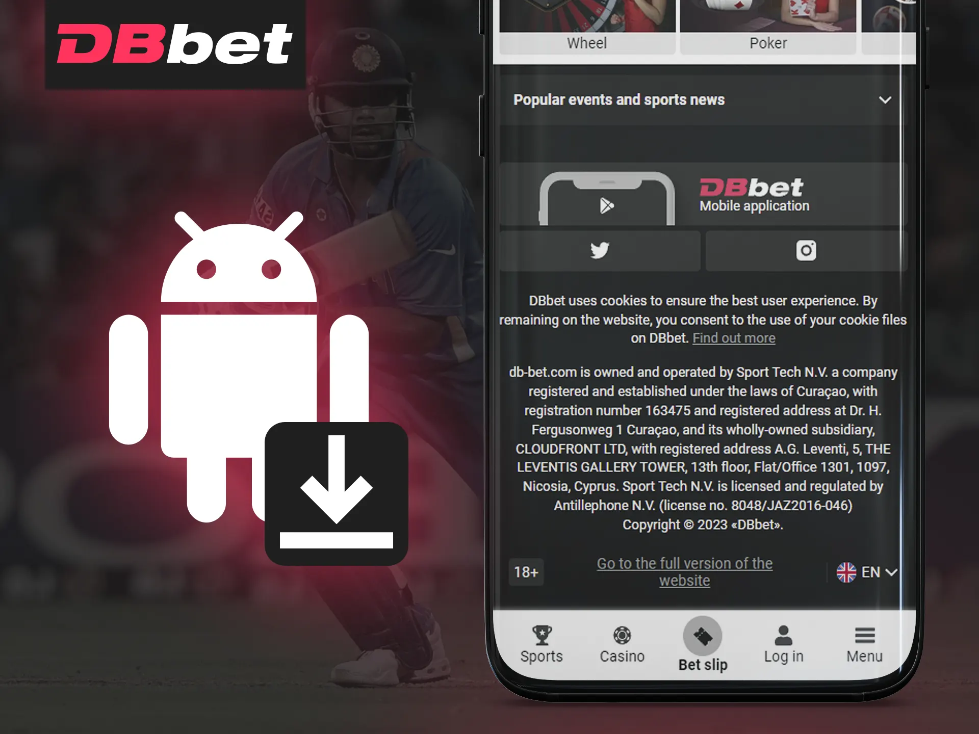 The DBBet app can be installed on a variety of Android devices.