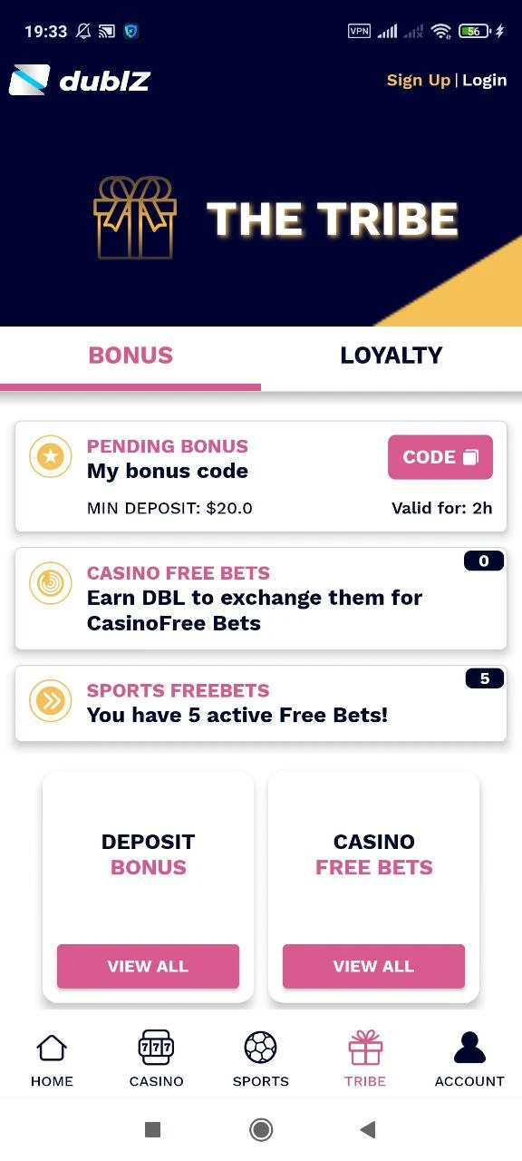 Get the best bonuses in the Dublz app.