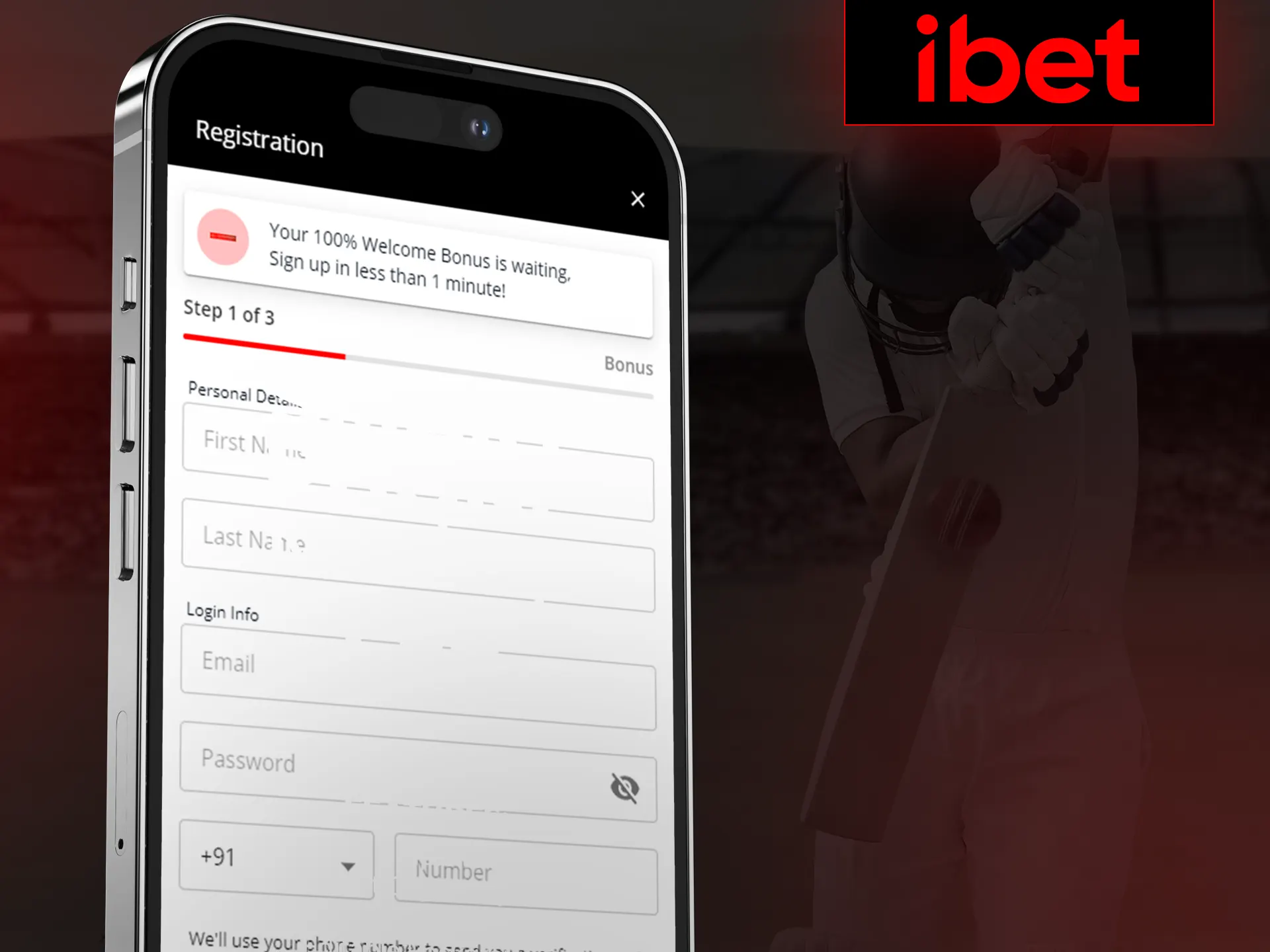 Sign up at iBet and get a welcome bonus.
