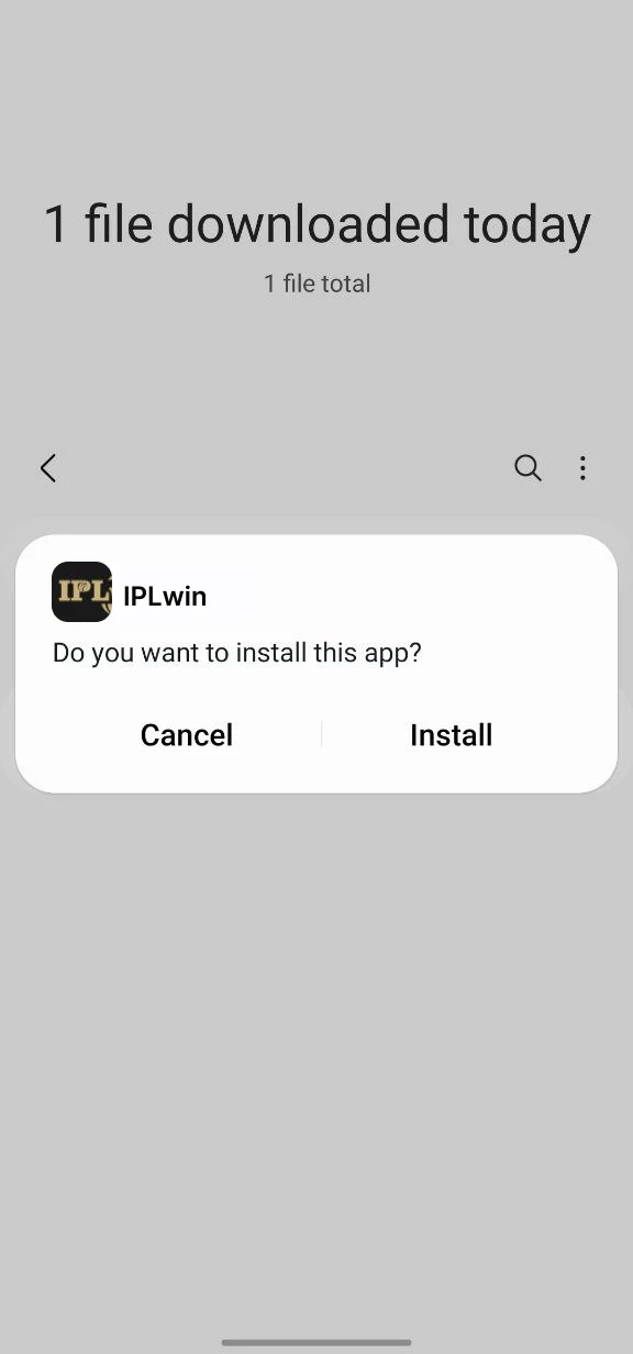 Complete the installation and enjoy playing in the IPLwin app.