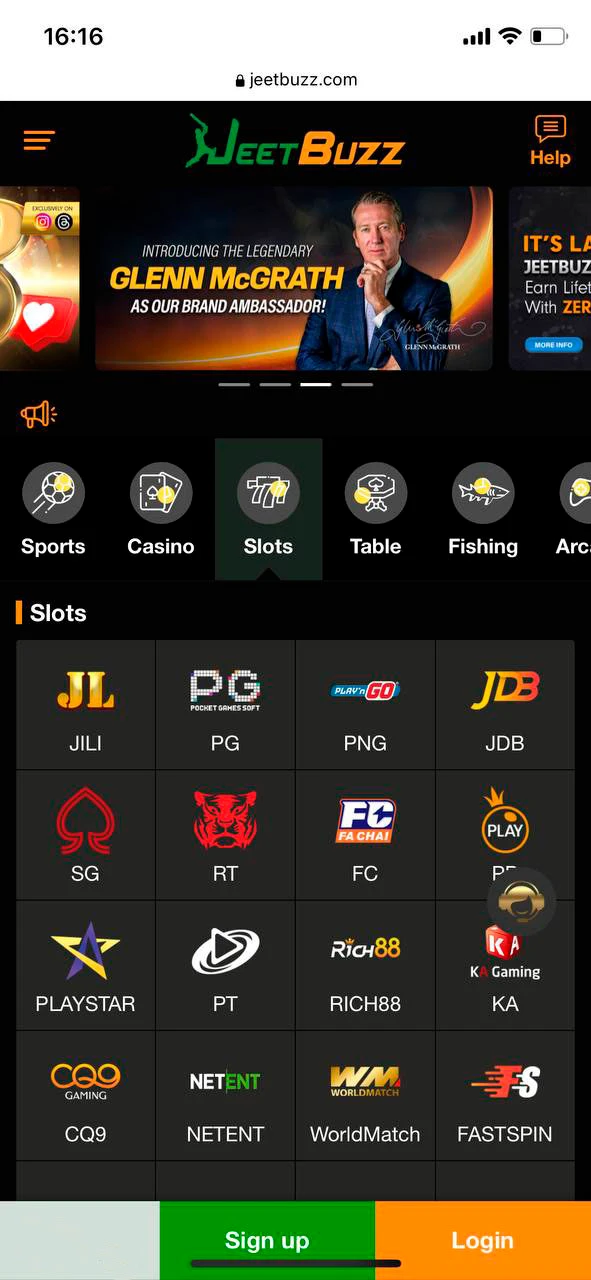 Play casino or bet on the website or in the Jeetbuzz app.