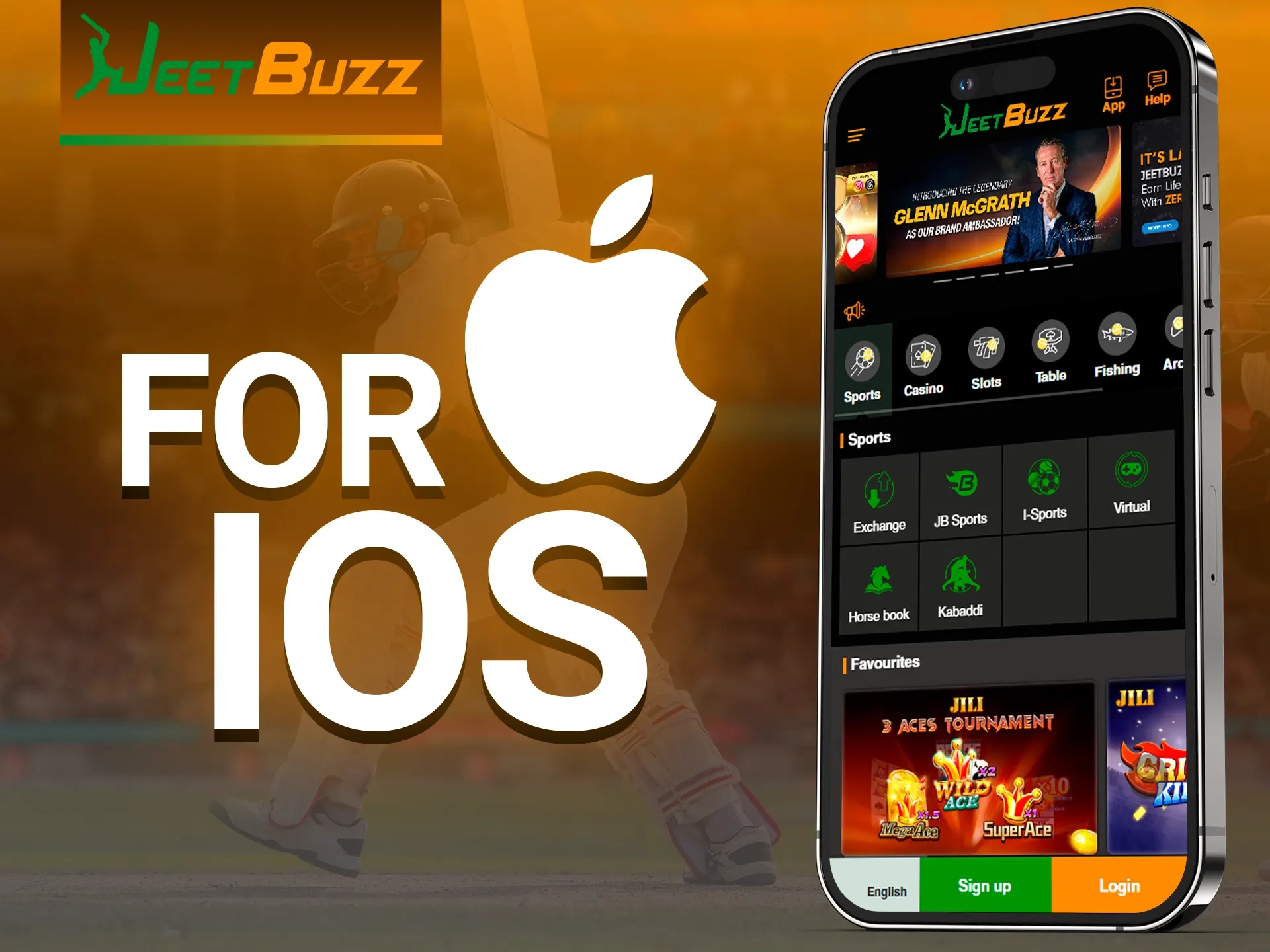 Jeetbuzz is available on iOS devices.
