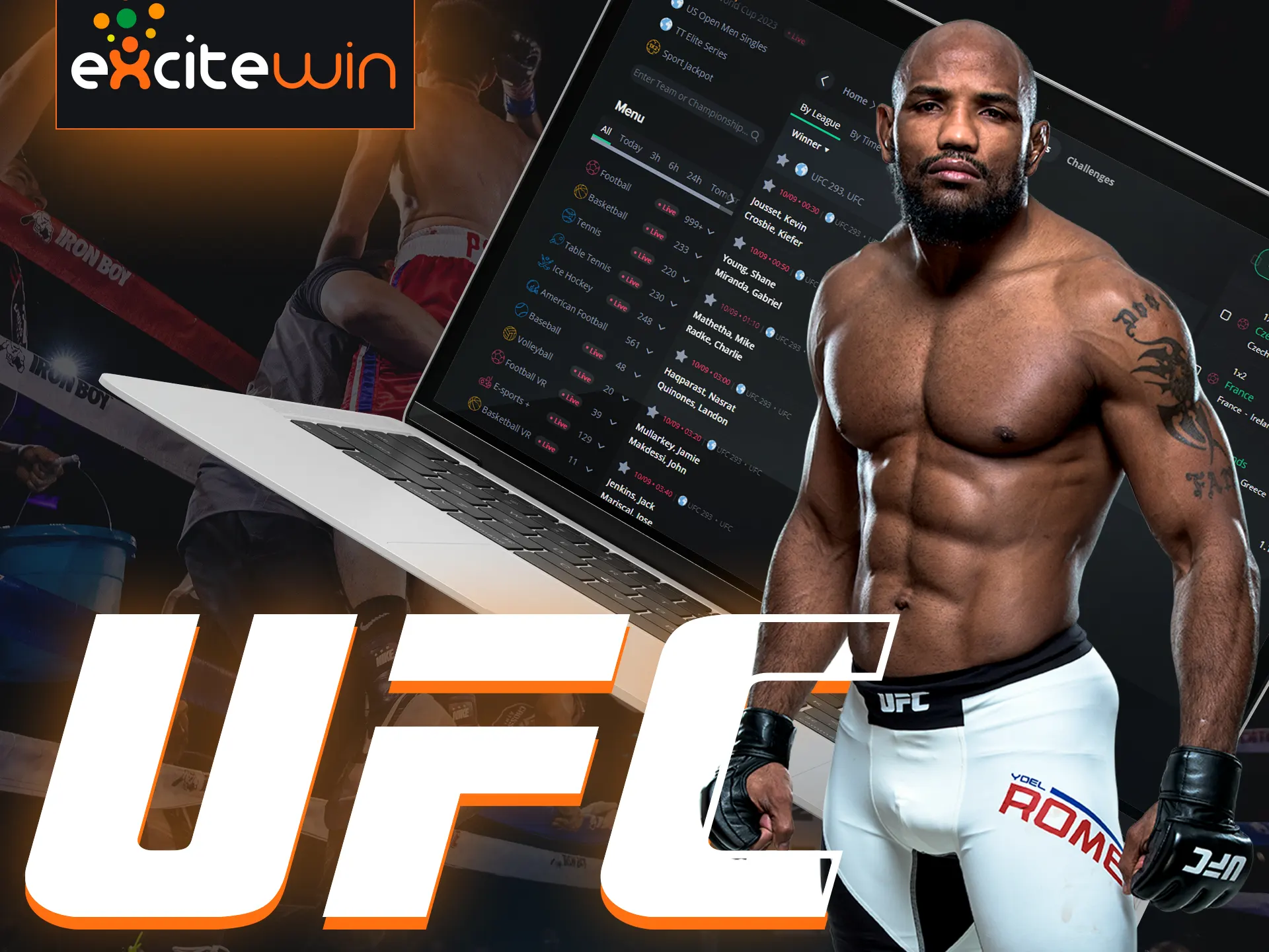 Place your bets on UFC Excitewin.