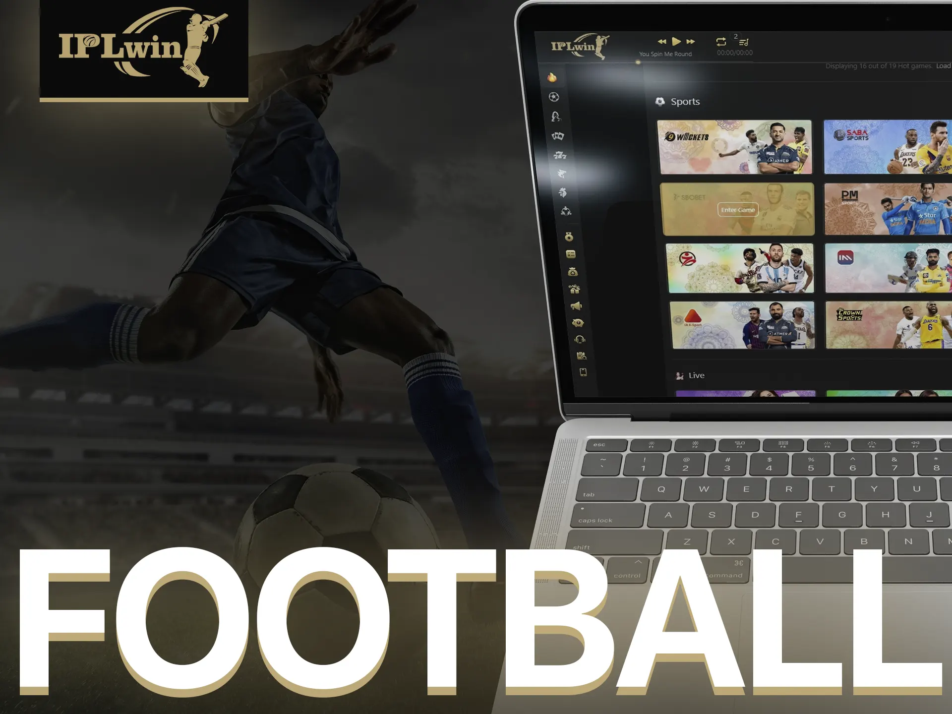 Place your football bets with IPLWIN.