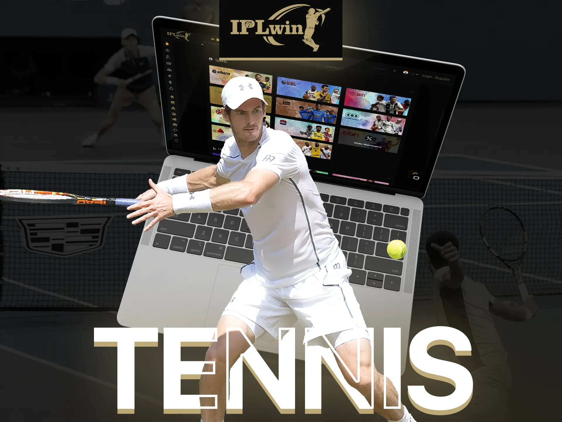 With IPLWIN, bet on tennis tournaments.