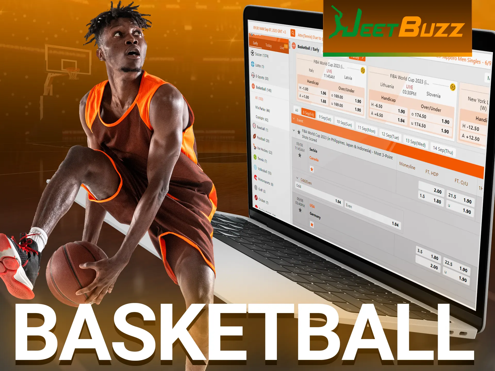Place your basketball bets on Jeetbuzz.