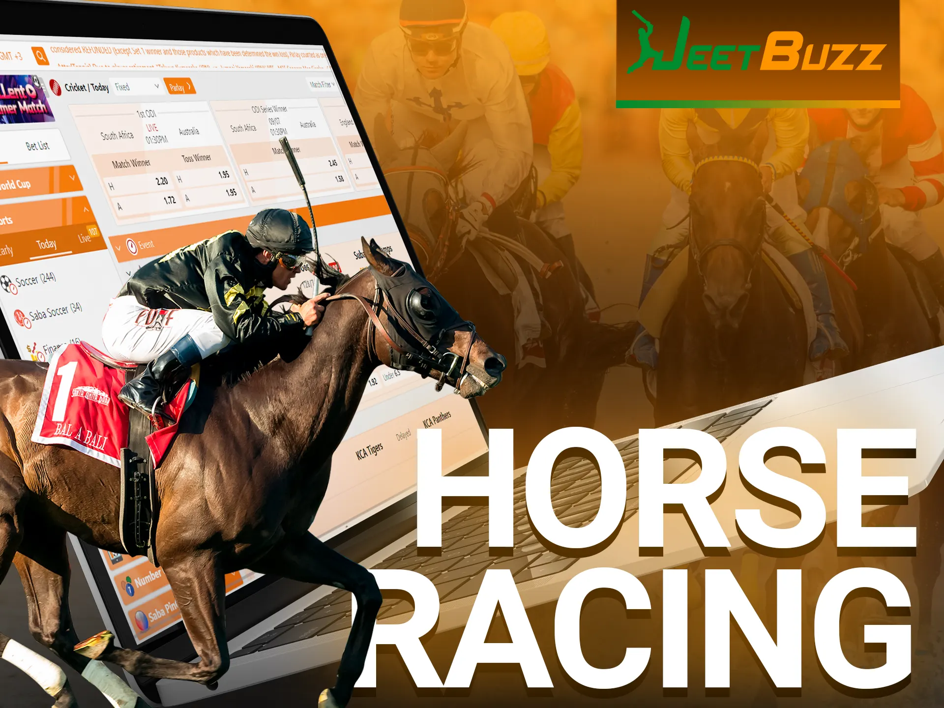 With Jeetbuzz, place bets on horse racing.