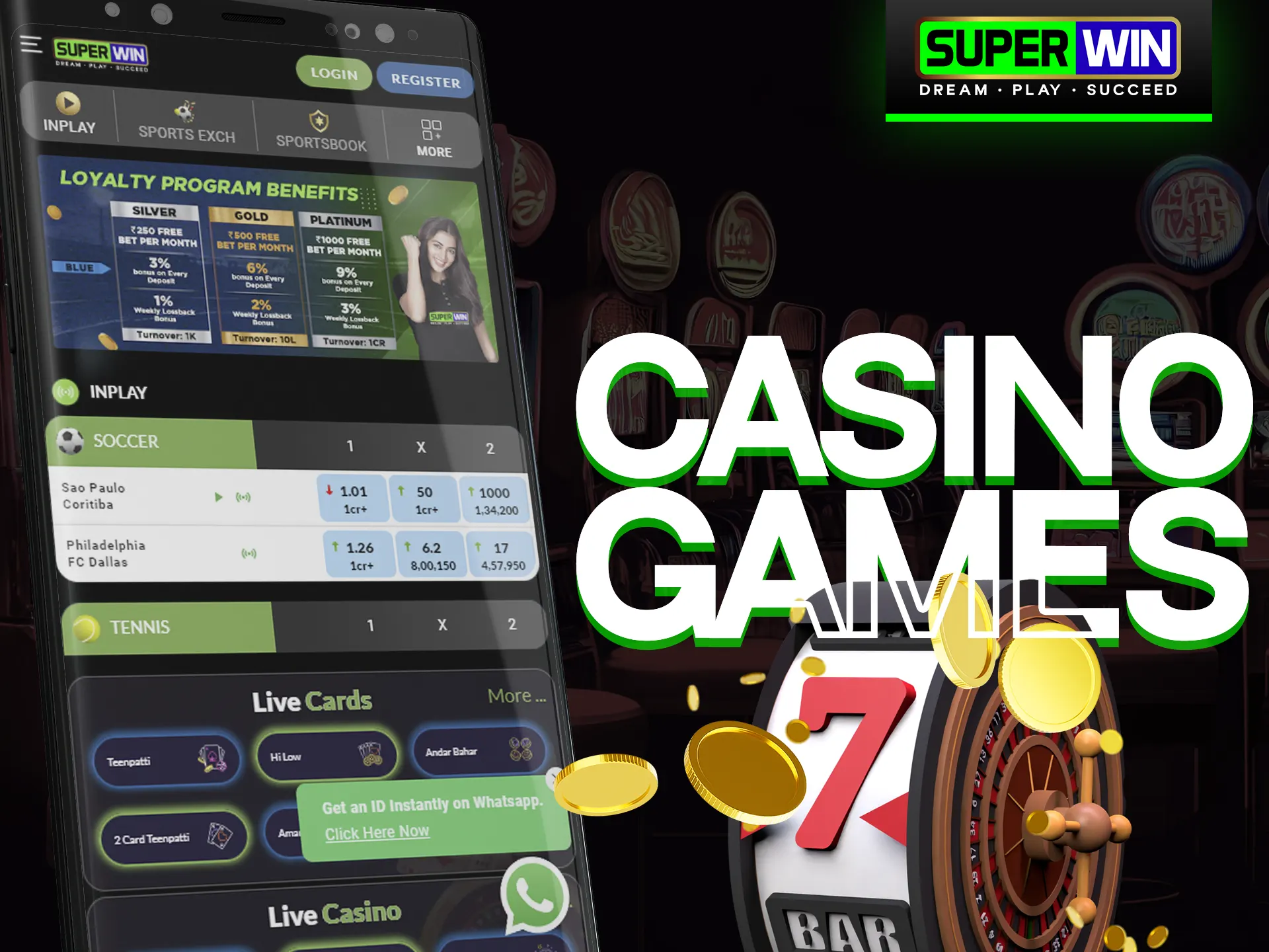 Check out the most popular Superwin casino games.