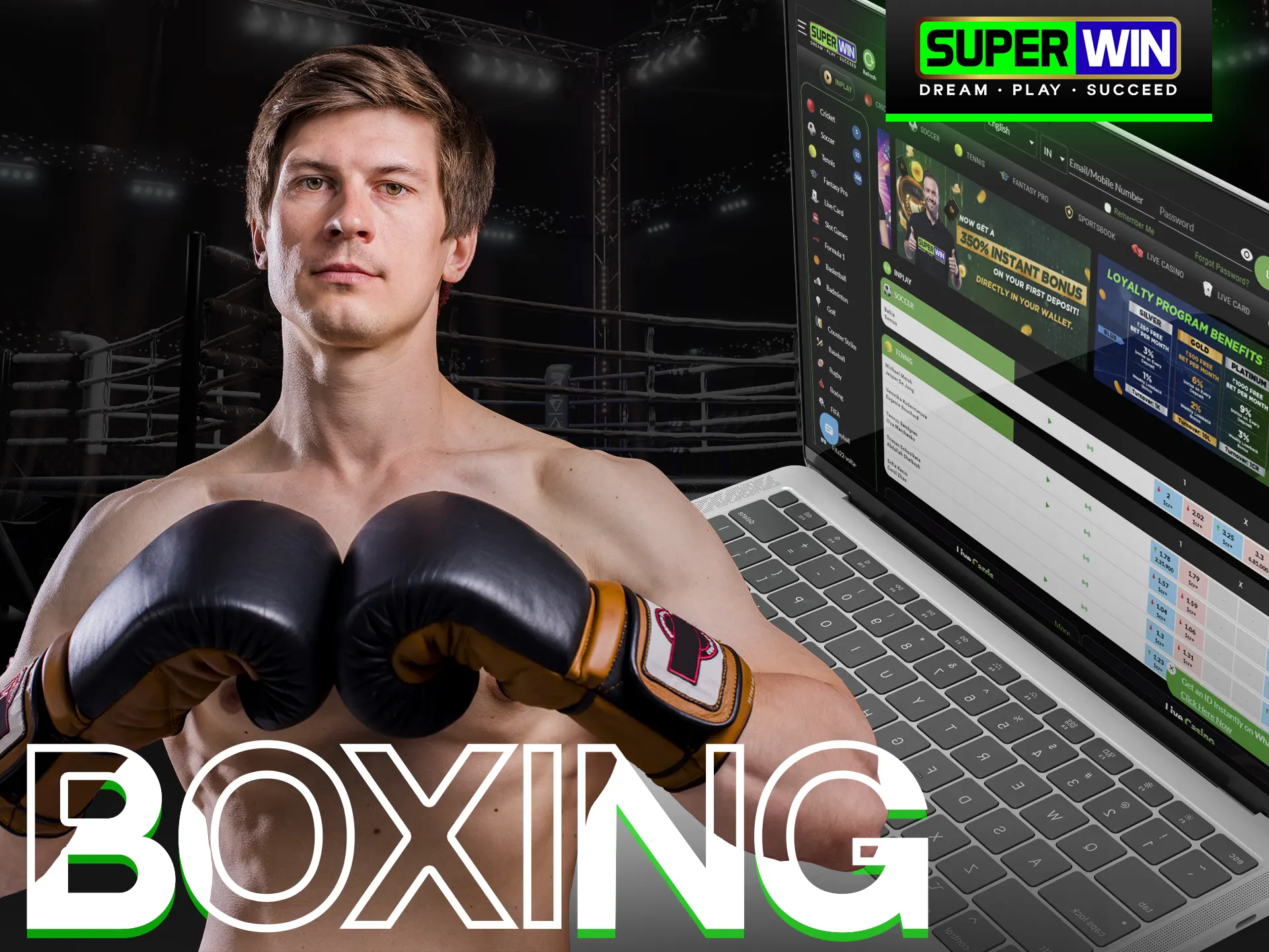 With Superwin, bet on boxing.
