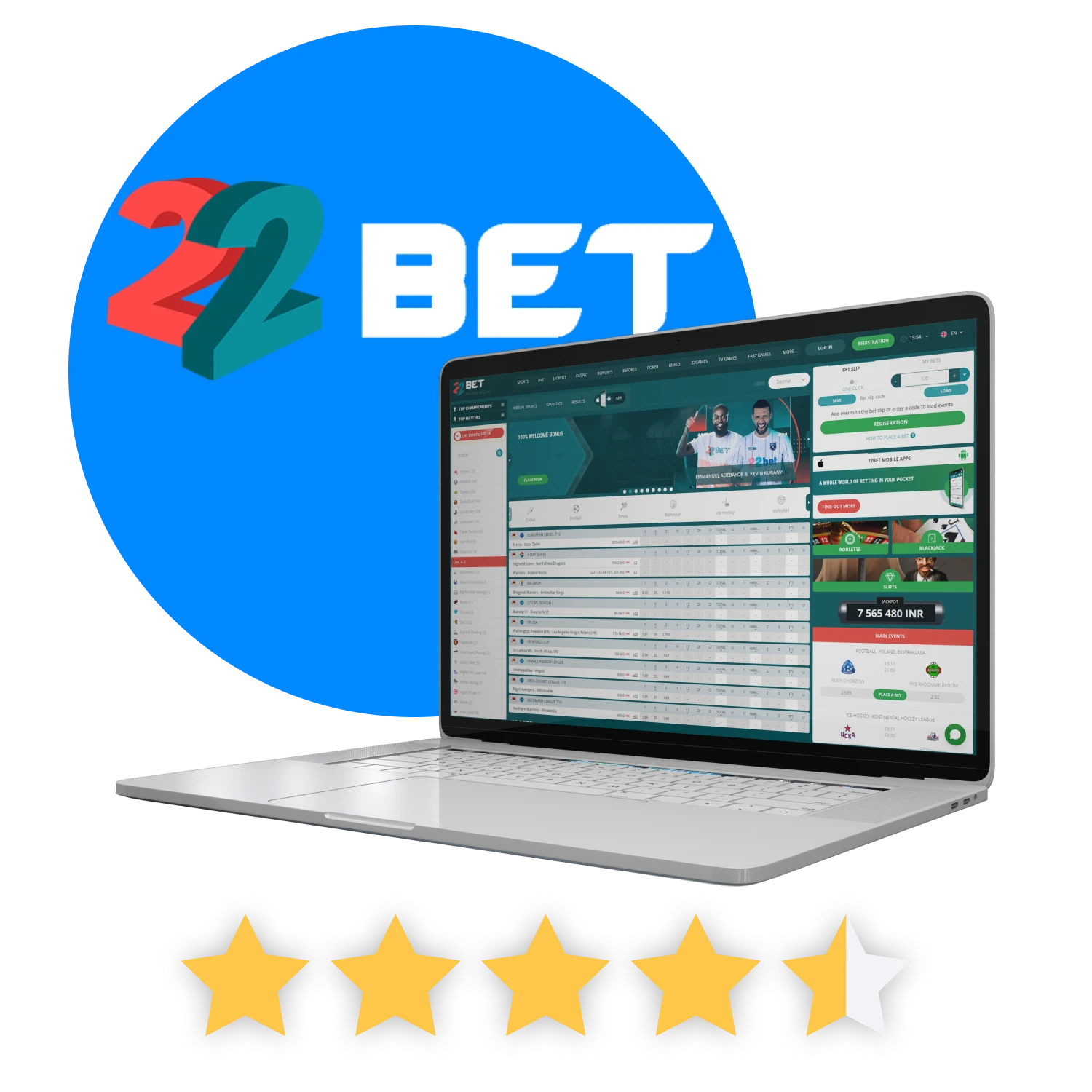 Find out user reviews about the brand 22bet.