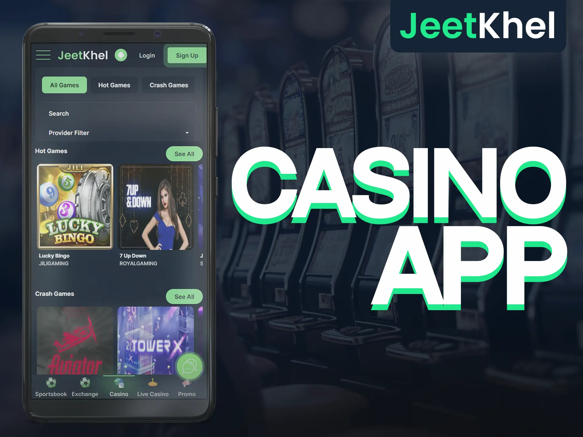 Check out the most popular Jeetkhel casino games.