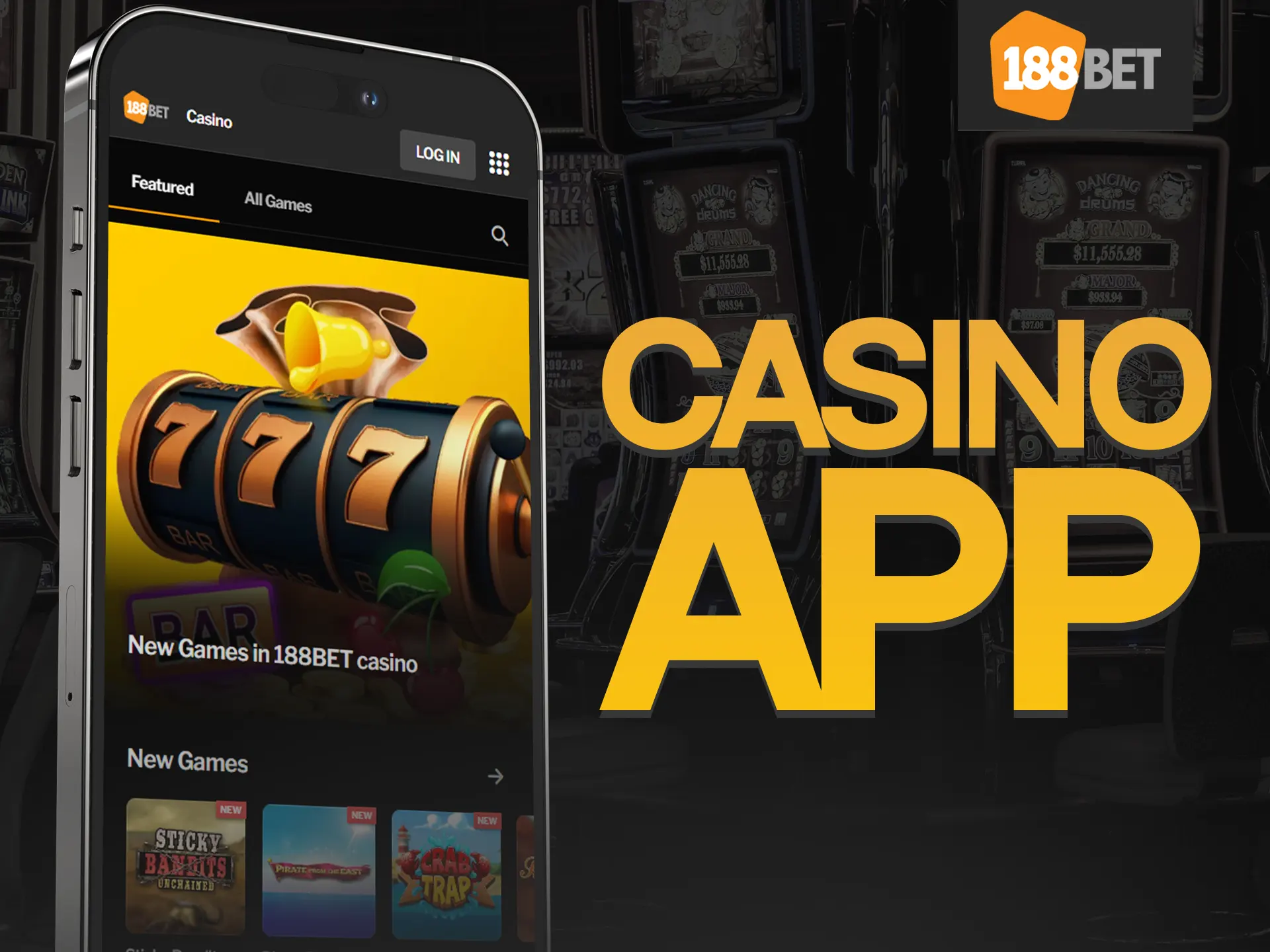 188bet app provides a wide range of casino games.