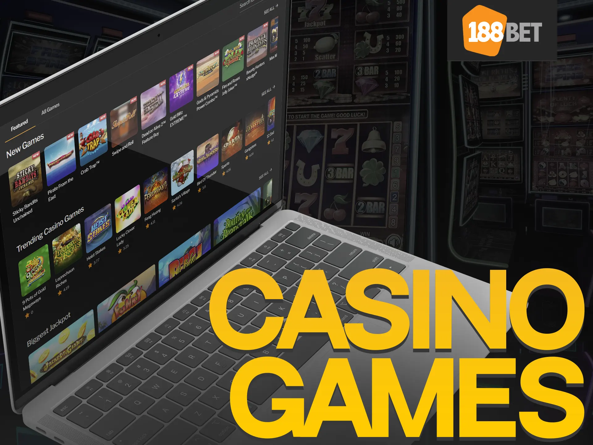 Check out the most popular 188bet casino games.