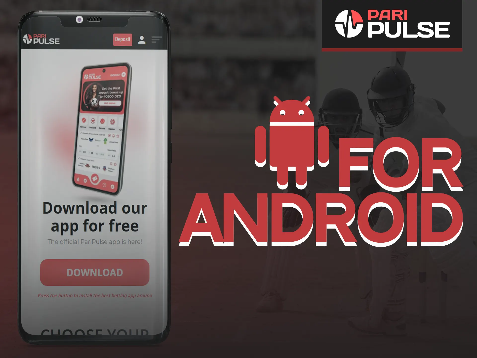 Start the process of installing the PariPulse app on your Android device.