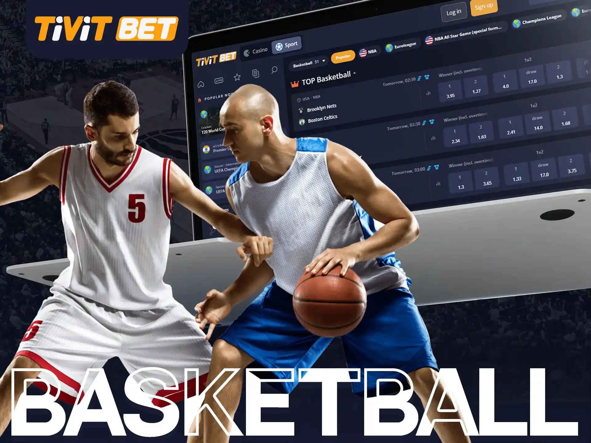 Bet on basketball at Tivit Bet.