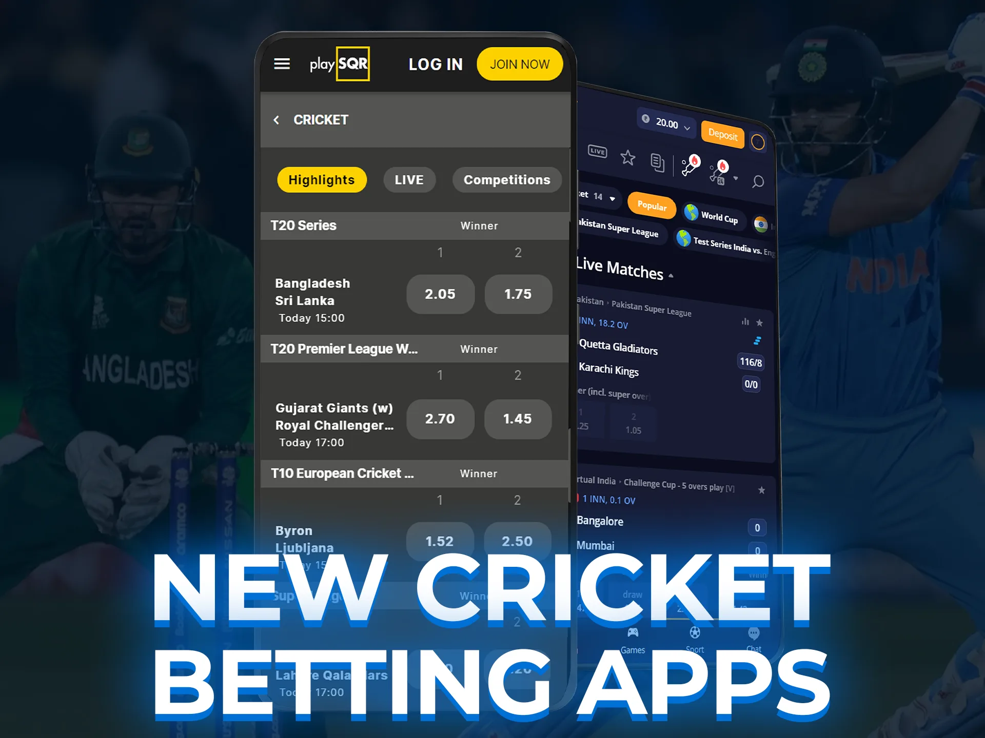 Every month new cricket betting apps are introduced in the Indian market.